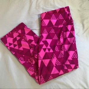 Old Navy crop print stretch leggings